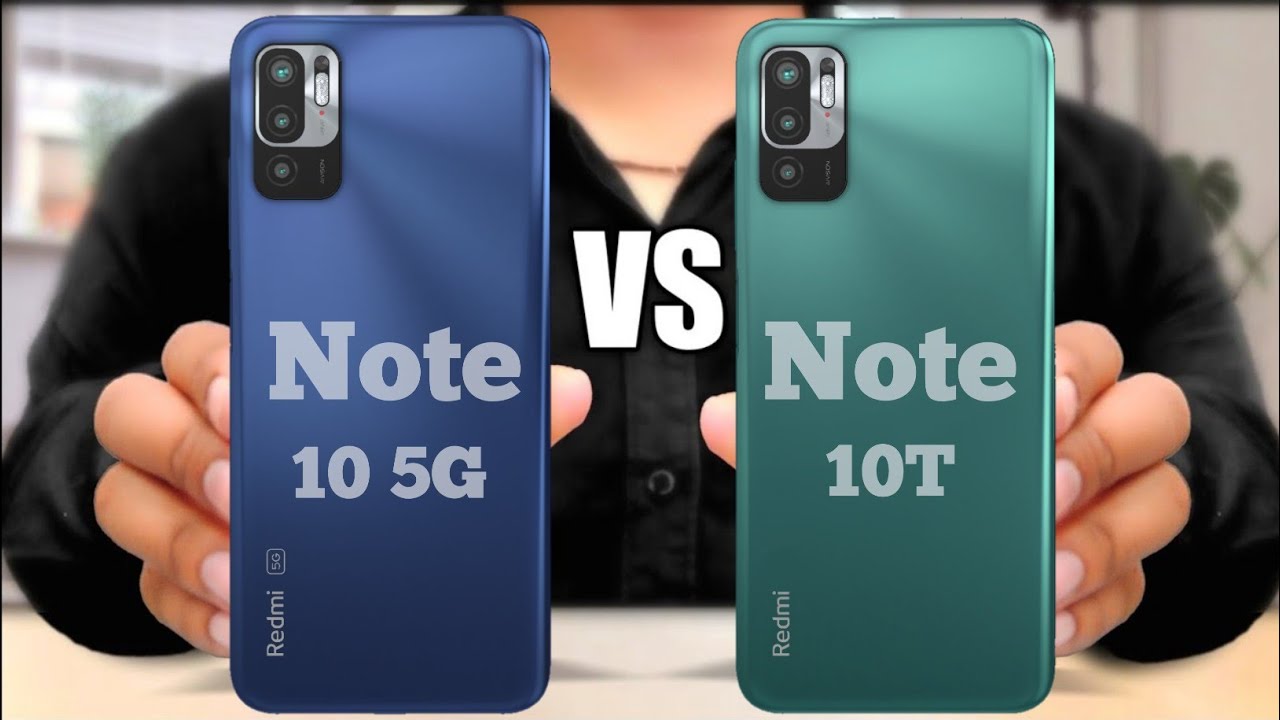 Redmi Note 10 5G  Vs Redmi Note 10T 5G
