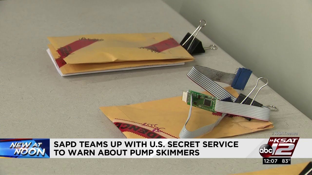 Learn how to spot a gasoline pump skimmer