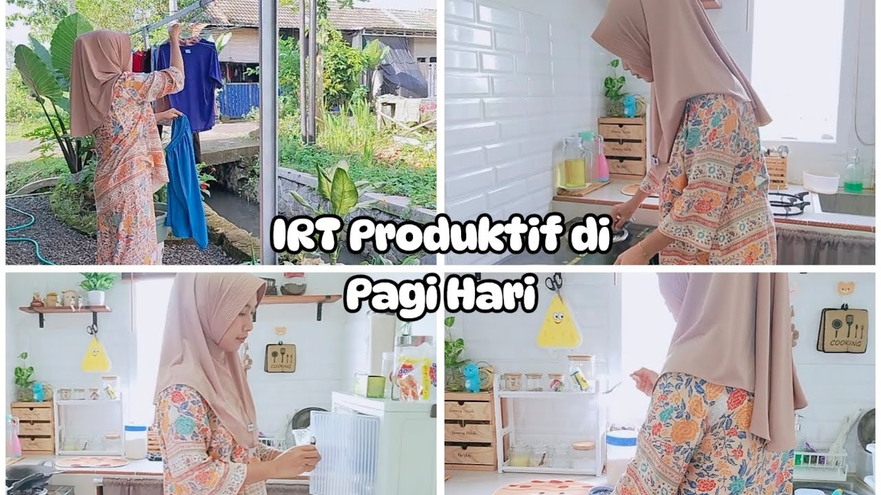 IRT Produktif di Pagi Hari||Beberes Dapur Sederhana
