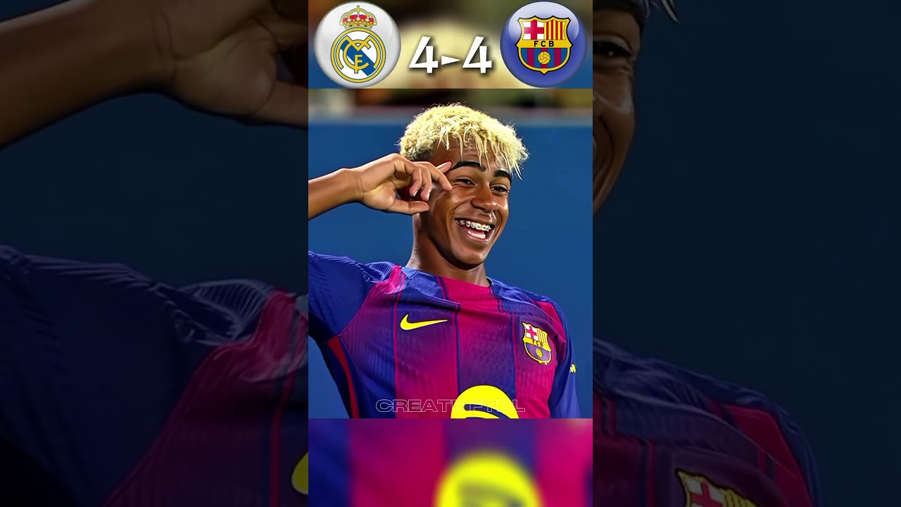 Final El Clasico Penalties | Real Madrid VS Barcelona Imaginary Final | #mbappe vs #lamineyamal