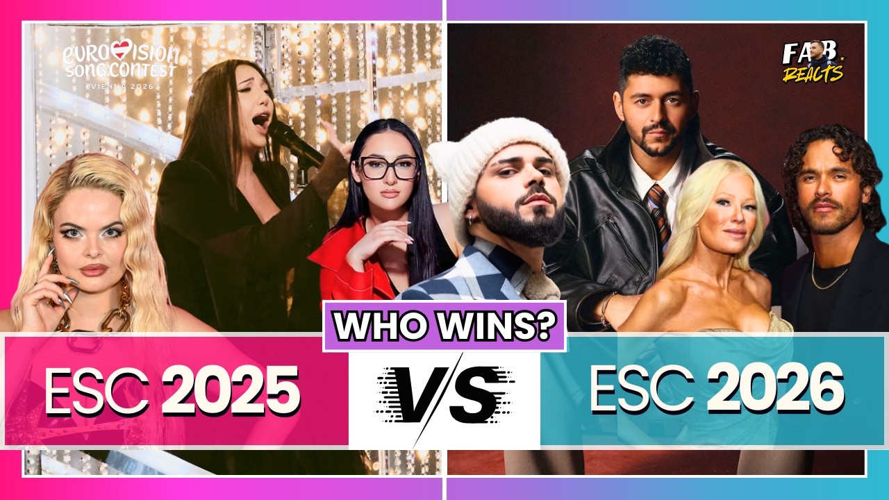 Eurovision 2025 vs. Eurovision 2026 | All the songs | WHO WINS THE BATTLE? 🎶😍 #esc2025 #esc2026