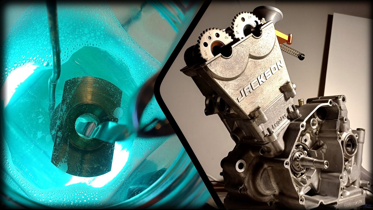 Electroplating & Machining my Homemade Motorcycle Engine.