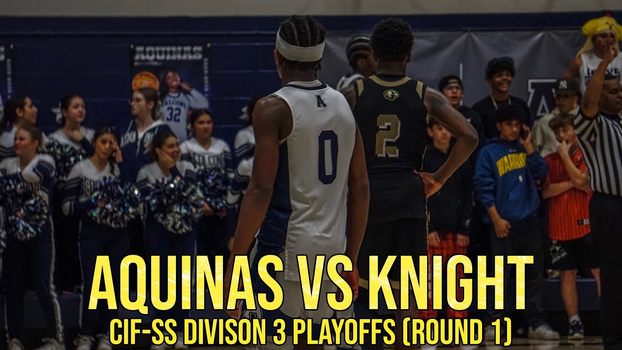 Aquinas vs Knight 🏆 Road to CIF 🔥 Game ends in OT 😱
