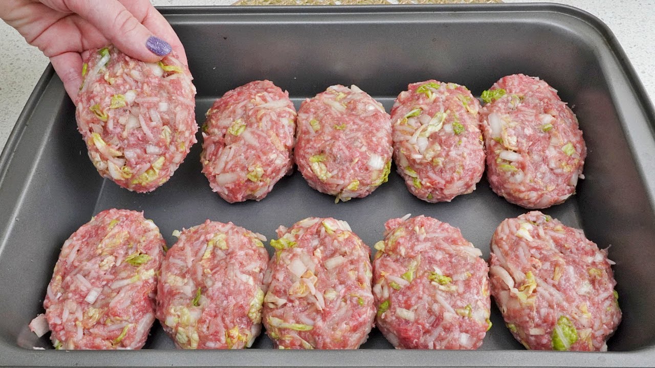 Es ist das Beste, was ich je gegessen habe! Ein einfaches Hackfleischrezept! Zu Hause kochen!