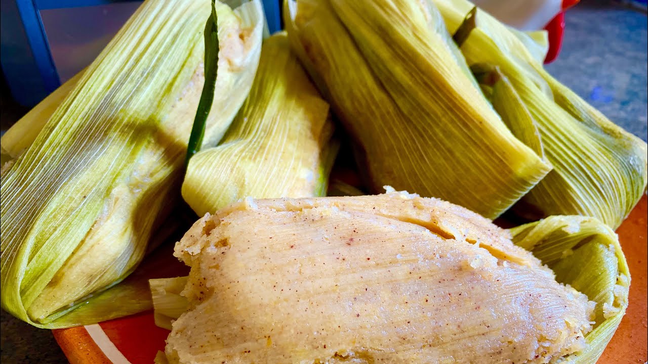 TAMALES DE ELOTE DULCES CON CANELA RIQUÍSIMOS 😋
