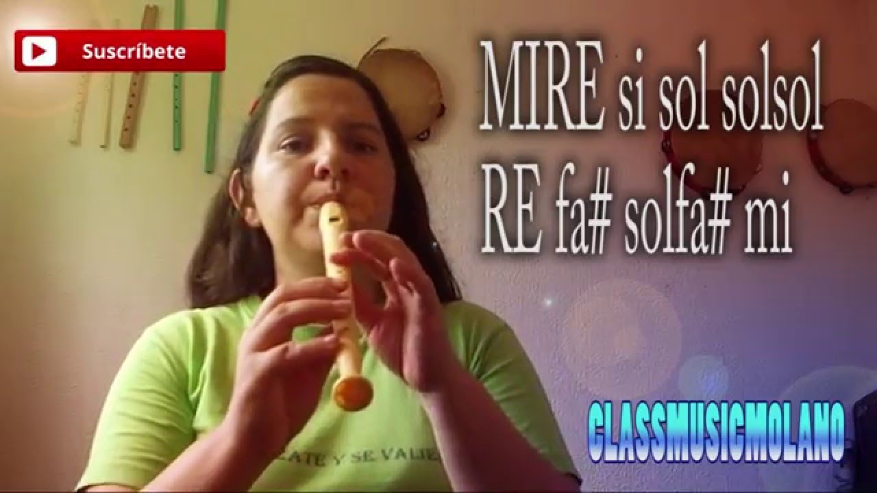 PADRE NUESTRO para flauta dulce tutorial