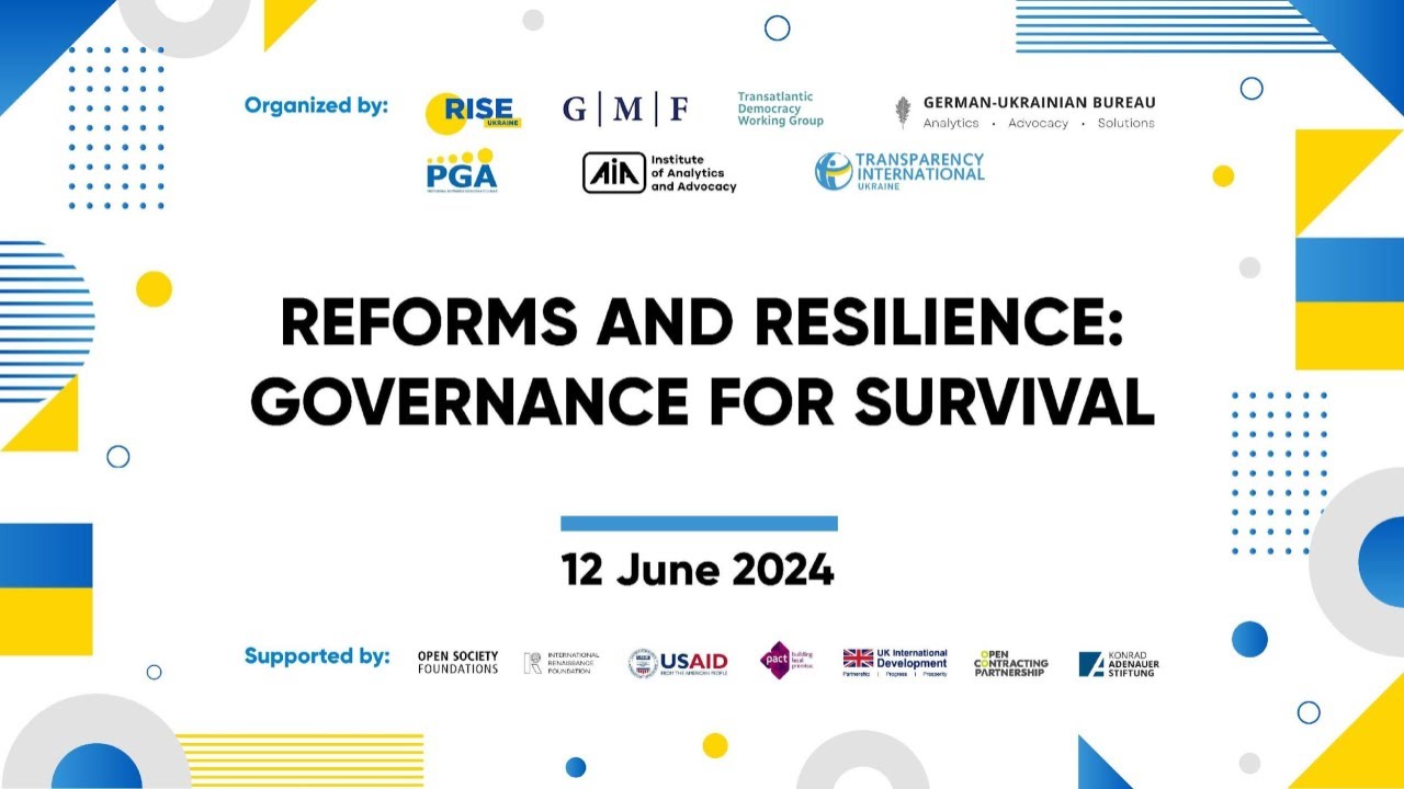 Reform and Resilience in Ukraine: Governance for Survival