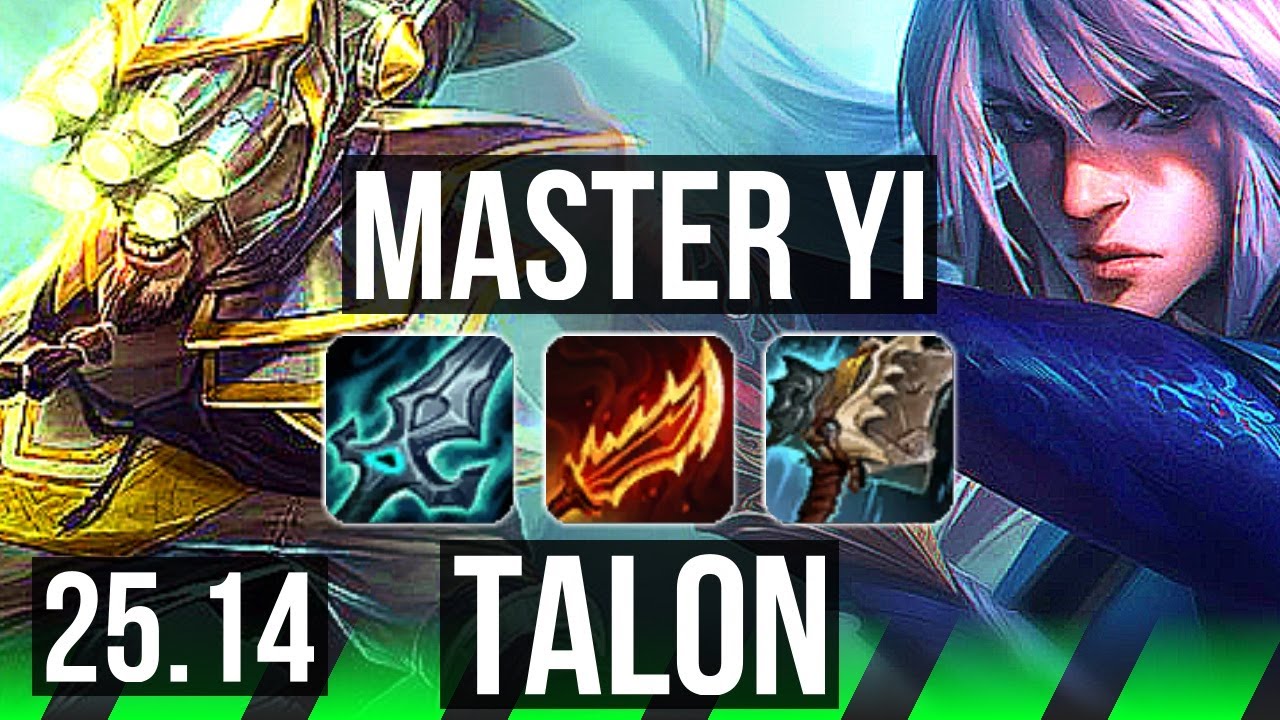 MASTER YI vs TALON (JGL) | 18/4/10, Legendary | TR Challenger | 25.14