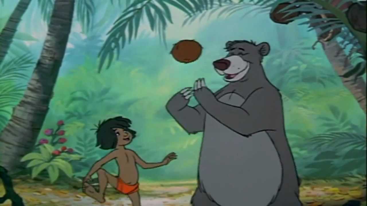 The Jungle Book - Bare Necessities (Italian Reverse Scene)