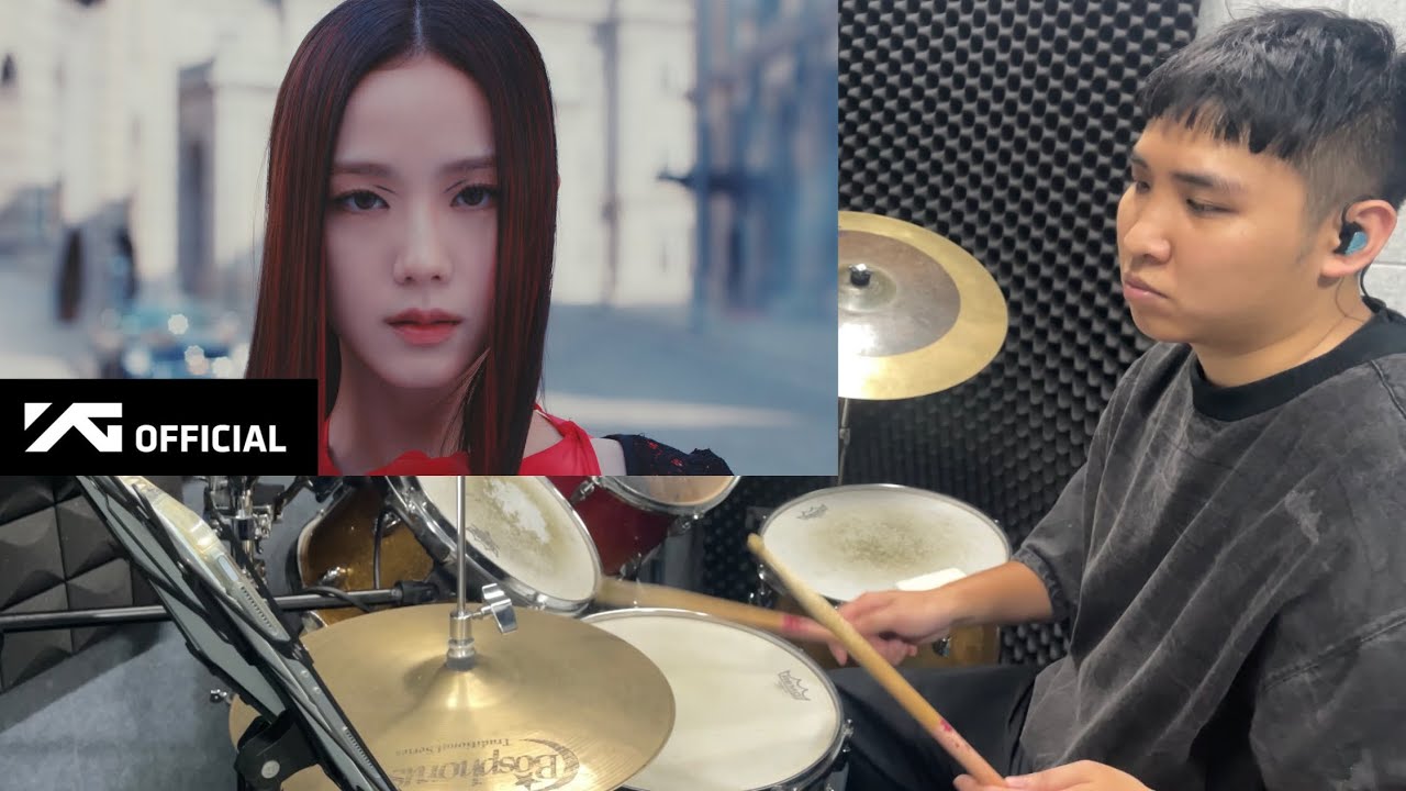 JISOO - FLOWER Drum Cover | Drum Sheet + Free Sheet Music | Blackpink Jisoo Flower Drum Score