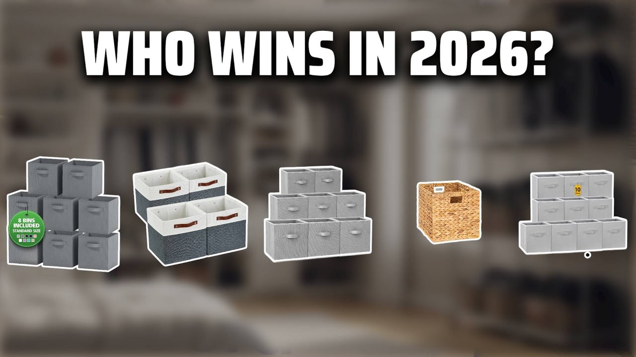 The Top 5 Best Cube Storage Bins in 2026 - Must Watch Before Buying!