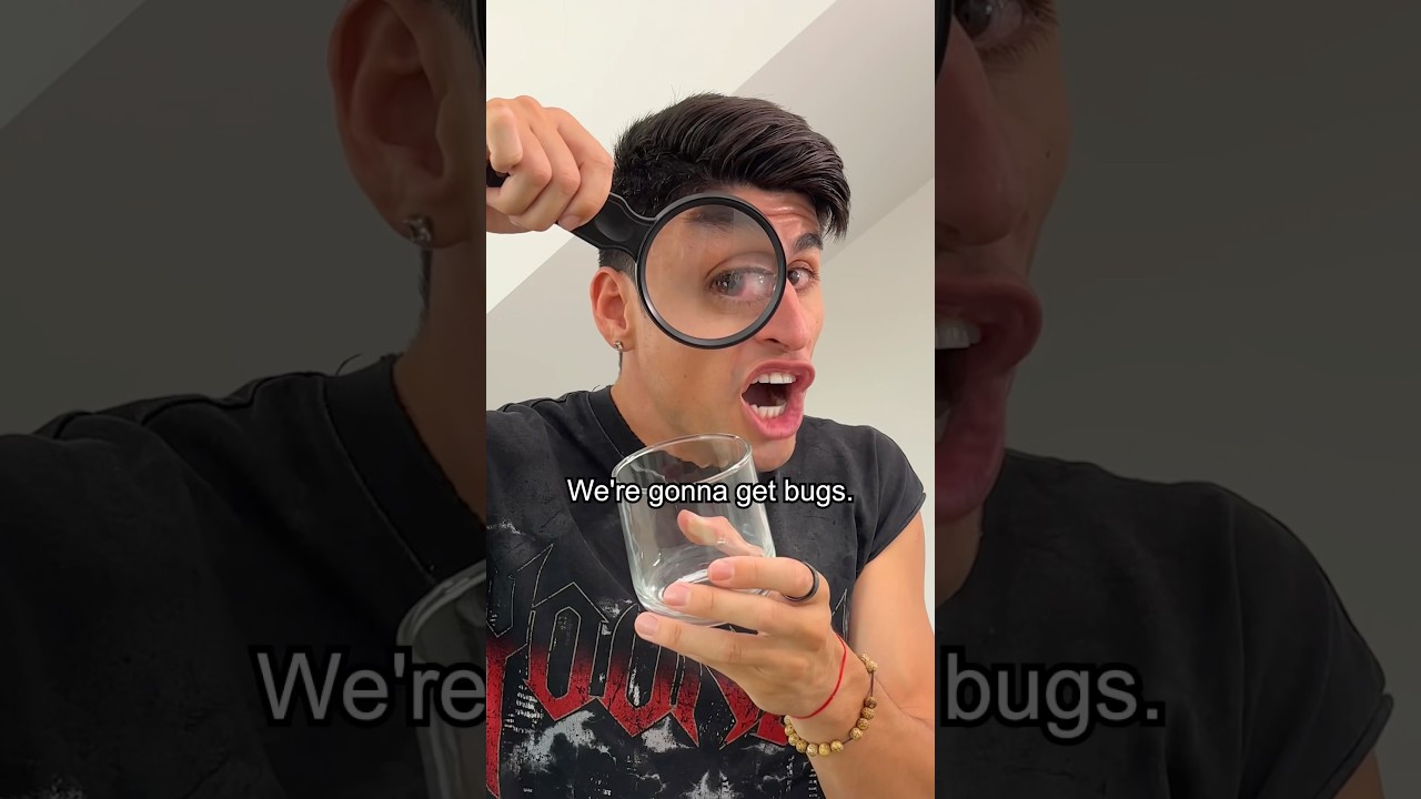 When you&rsquo;re a clean freak&hellip; 😬😅😂 #shorts #funny #comedy #clean #bug #food #youtubeshorts