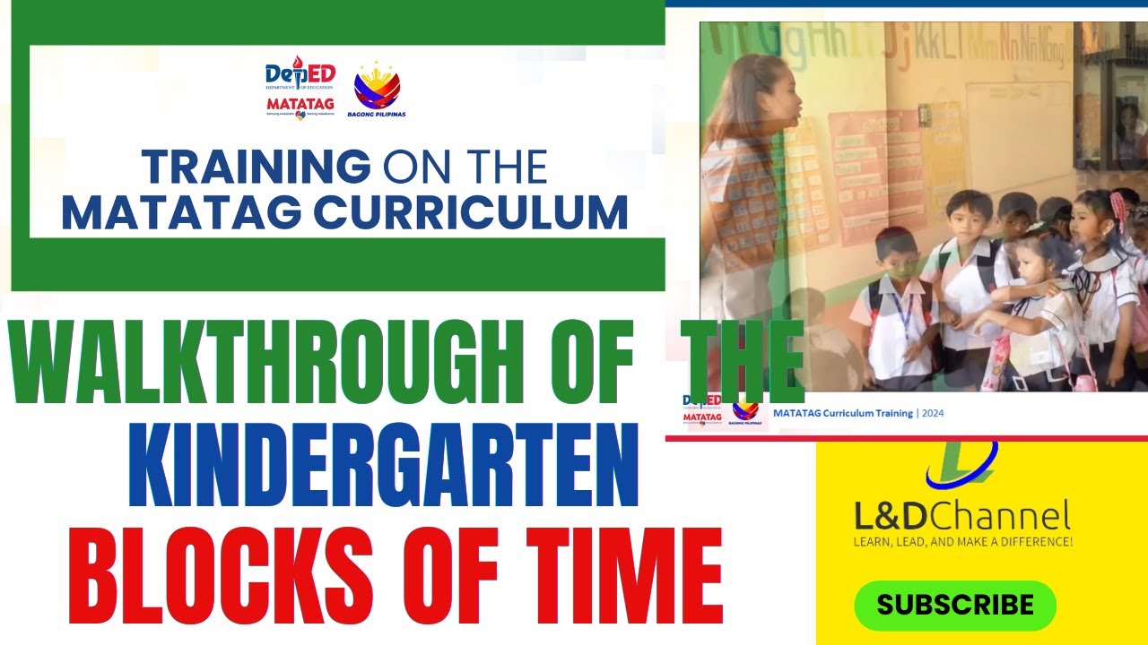 Walkthrough of Kindergarten Blocks of Time (Seamless Transition of the Kindergarten Blocks of Time)