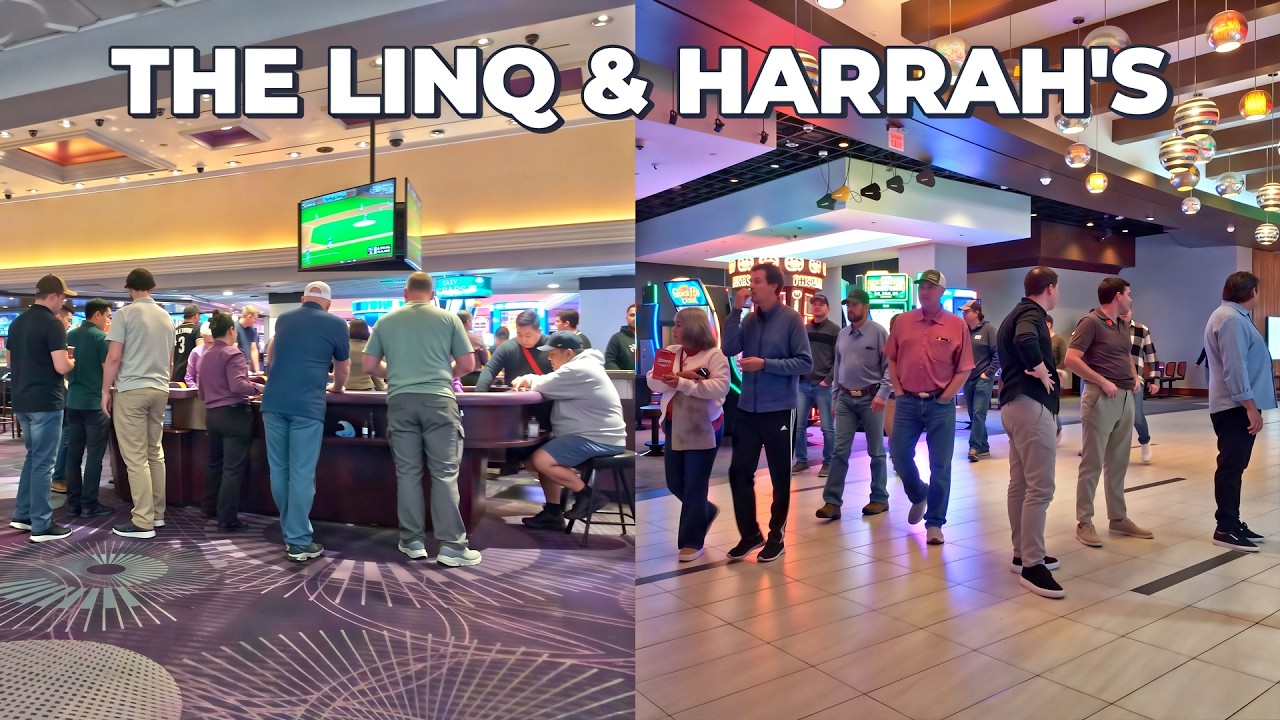 The LinQ & Harrah's Las Vegas Walk - March 2026 - Las Vegas Strip