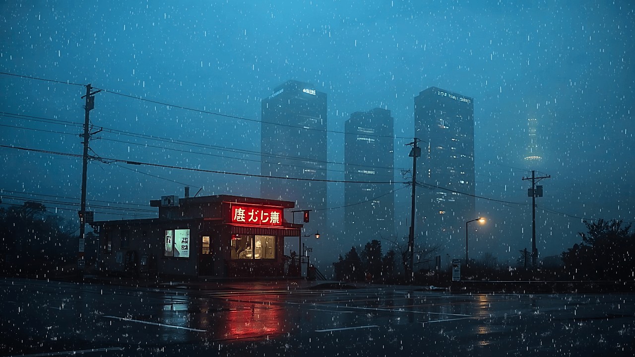 Midnight Rain in Japan 🌧️ Lofi Beats for Deep Focus & Study Nights