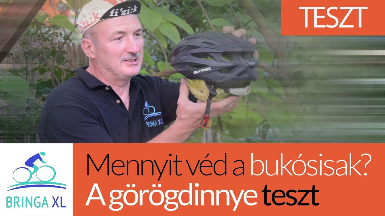 Kerékpáros bukósisak teszt - Görögdinnyével!!