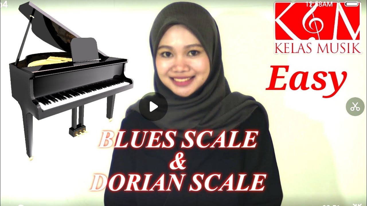 Belajar Piano Jazz - Cara Gampang Improvisasi Blues dan Dorian Scales - Kelas Musik