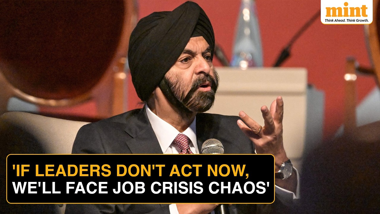 Глава Всемирного банка Аджай Банга предупреждает о глобальном кризисе занятости и призывает прави...