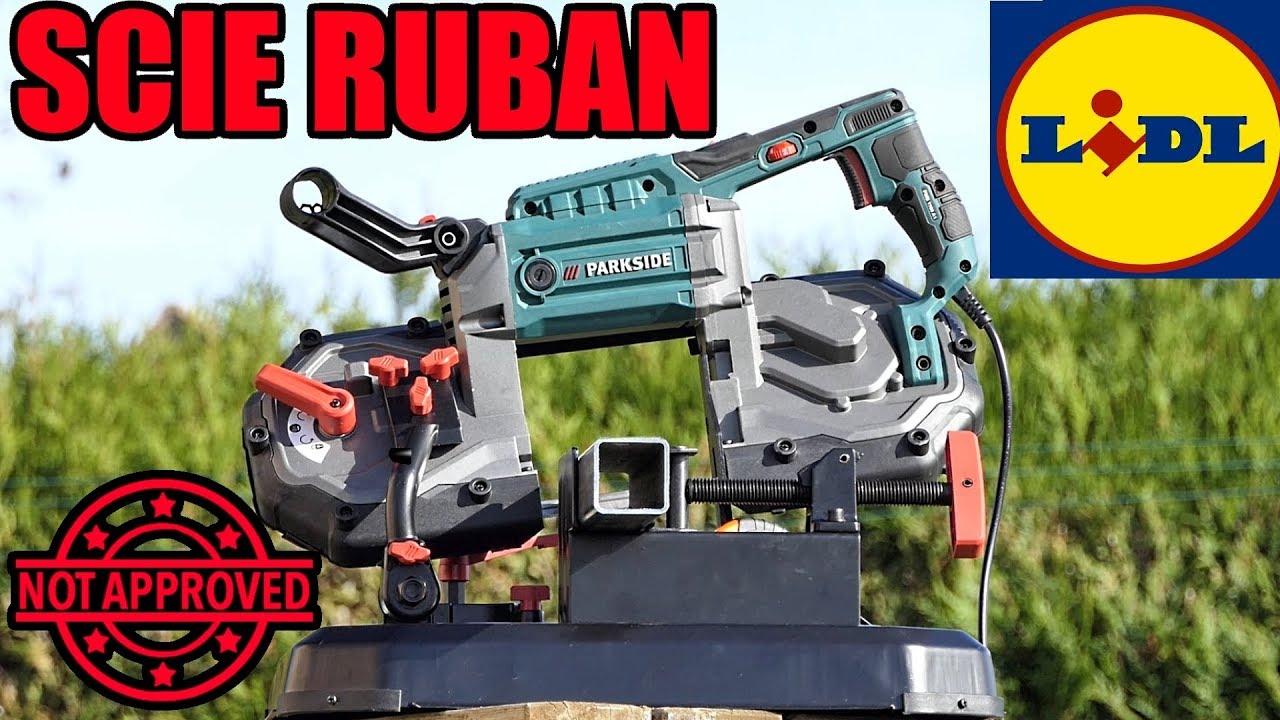 PARKSIDE Ленточная пила для резки металла PMB 1100 A1 LIDL Тест и мнение