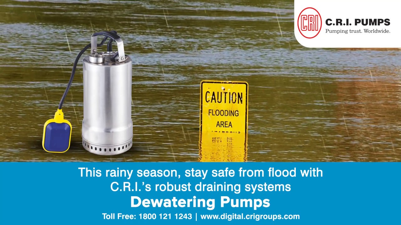 Pump out flood water with C.R.I. | Dewatering pumps