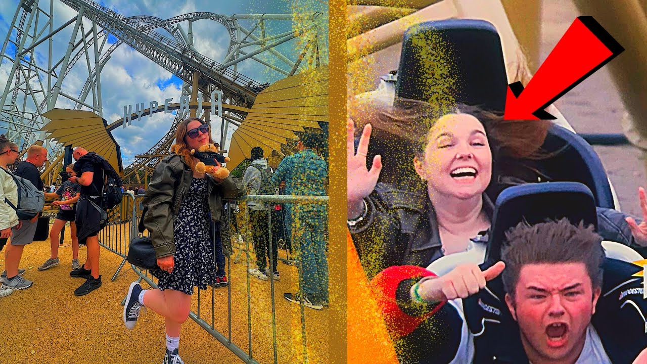 Riding the RECORD BREAKING HYPERIA for the FIRST TIME! - Thorpe Park’s BRAND NEW Roller Coaster