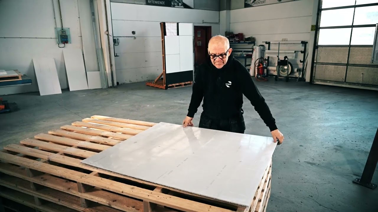 Manuell kapning och borrning av Steni fasadskivor