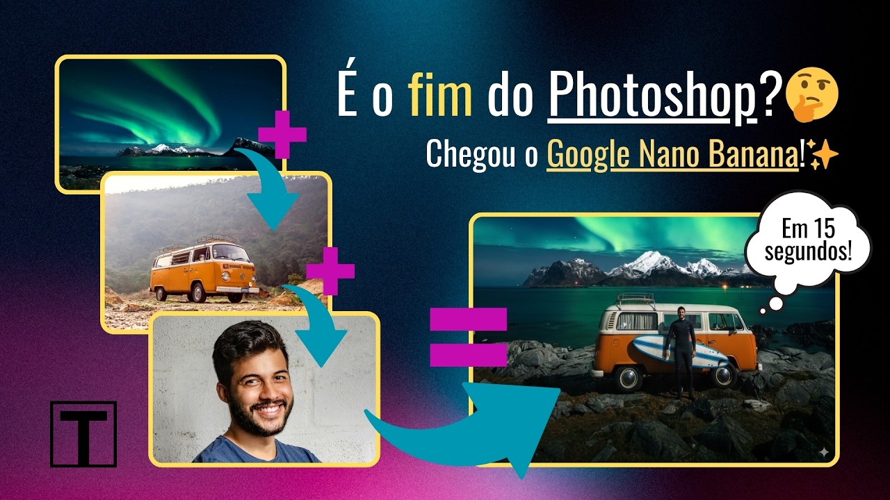 Google Nano Banana, melhor que o Photoshop? Teste do novo Editor de Imagens Online, com IA ✨