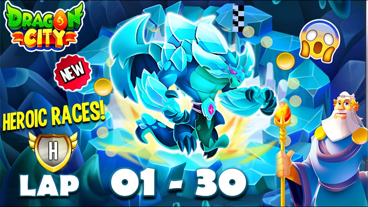 Dragon City: High Zero Dragon | Heroic Race LAP 1 - 30 COMPLETED 😱