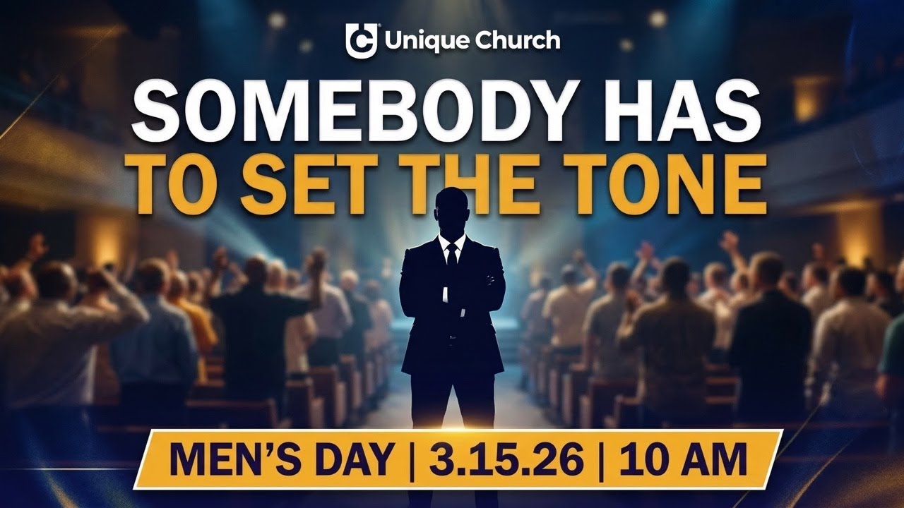 Somebody Has to Set the Tone (Joshua 24:14-15) | Unique Church Live 3.15.26