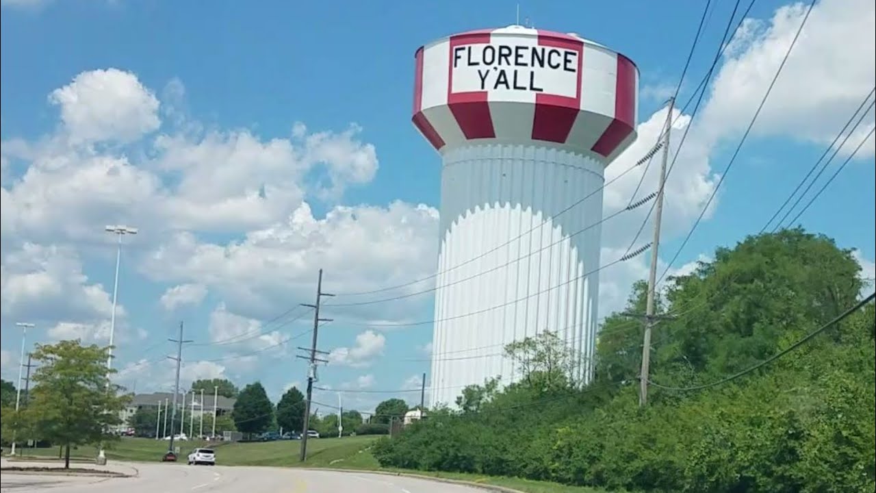 Heading home from  Florence Mall with this gorgeous weather.