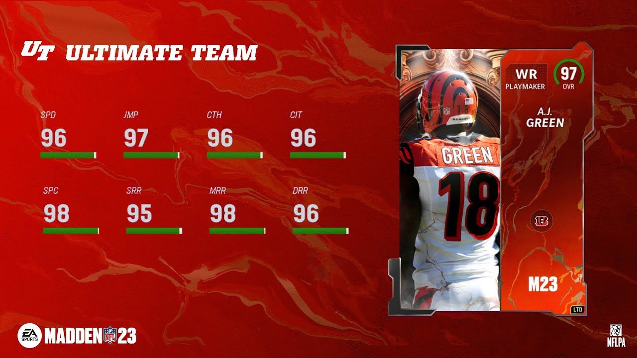 LTD 97 OVR AJ GREEN CAREER TRIBUTE COMING | MADDEN 23 ULTIMATE TEAM