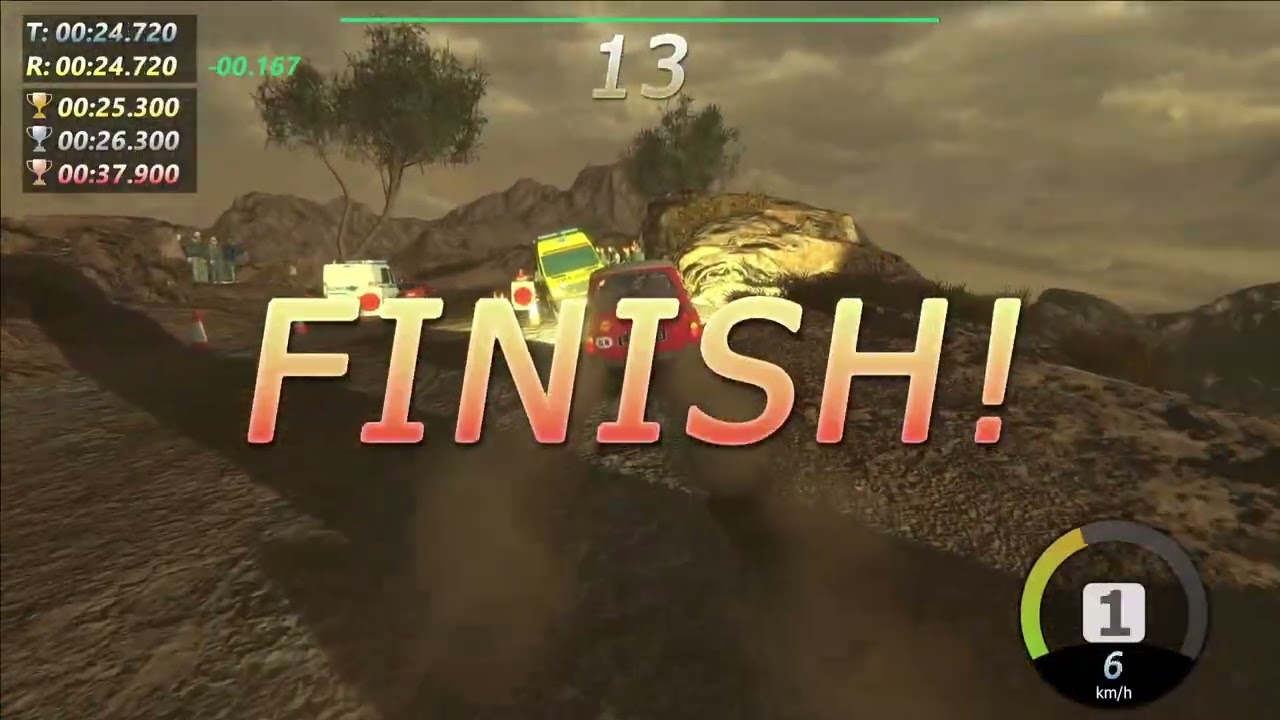PS5 - Rally Arcade Classics [Licence B-07 - Time: 0:24.720]