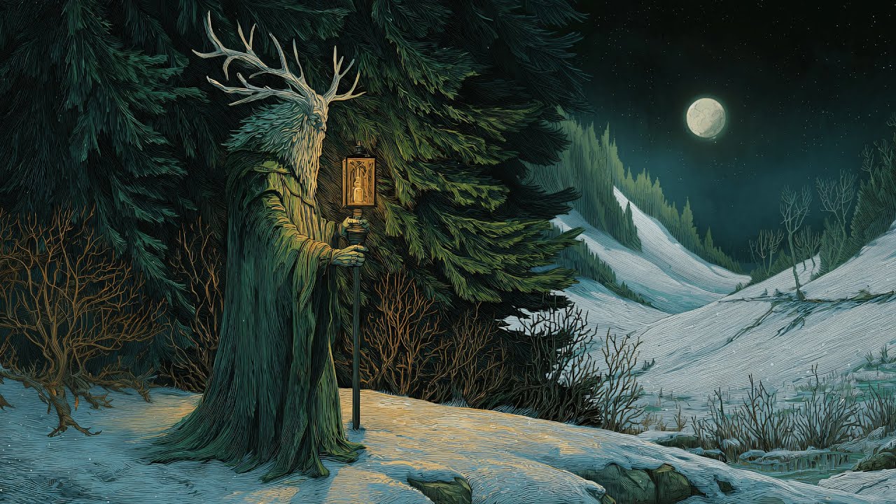 The Silent Warden of the Winter Forest - Enchanted Celtic Music for Peaceful Dreams