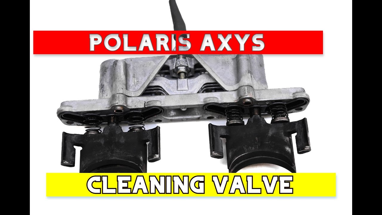 Polaris AXYS  PRO RMK SKS 800 - Exhaust Valve Cleaning Process -  Nettoyage valves d'échappements