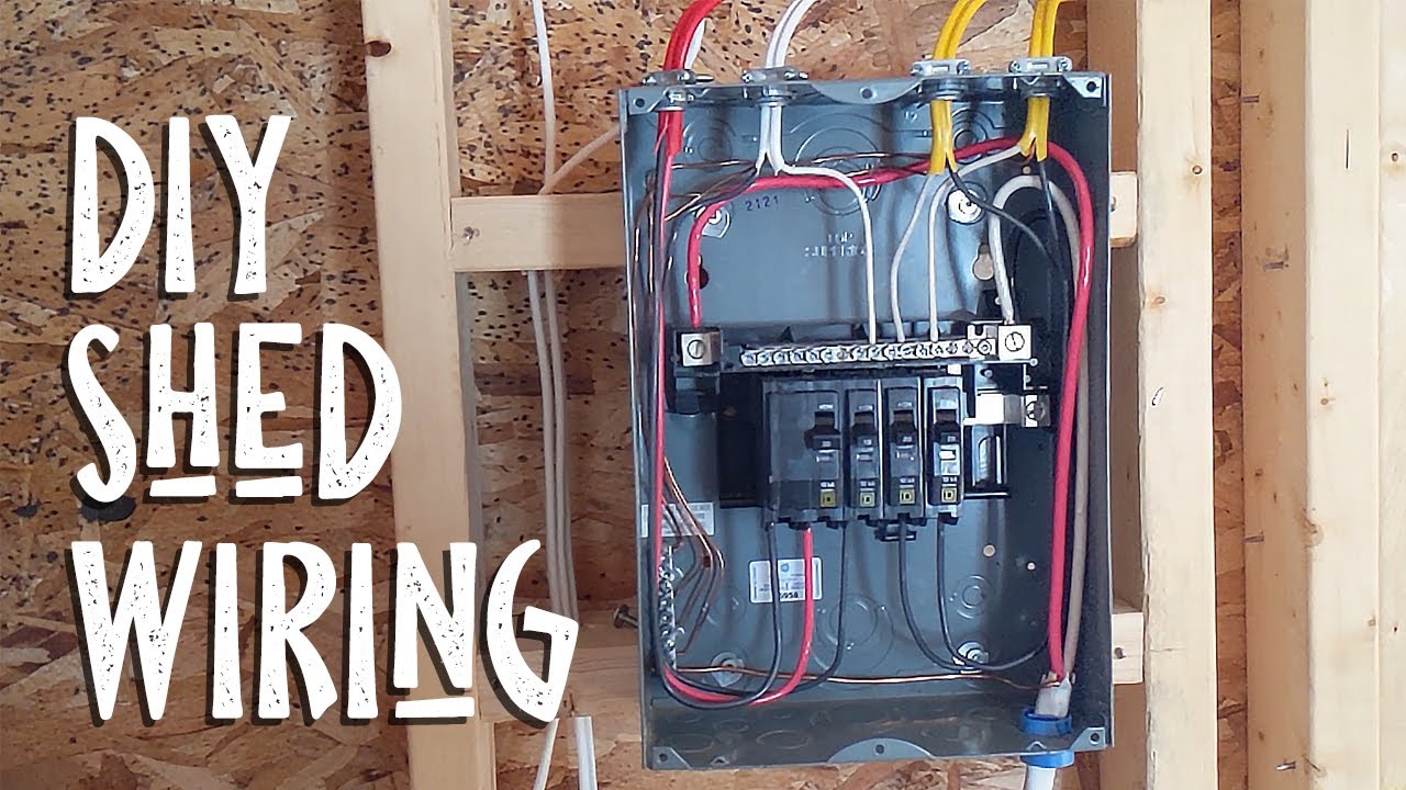 Shop Electrical Rough In & Wiring | Shop Build Series Part 2
