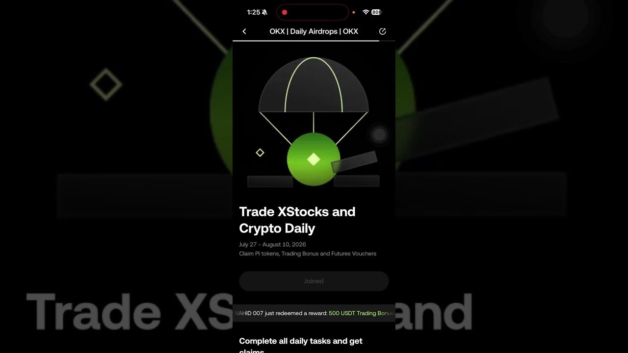 okx exchanger new airdrop event  #bdokx user join also #aeon 