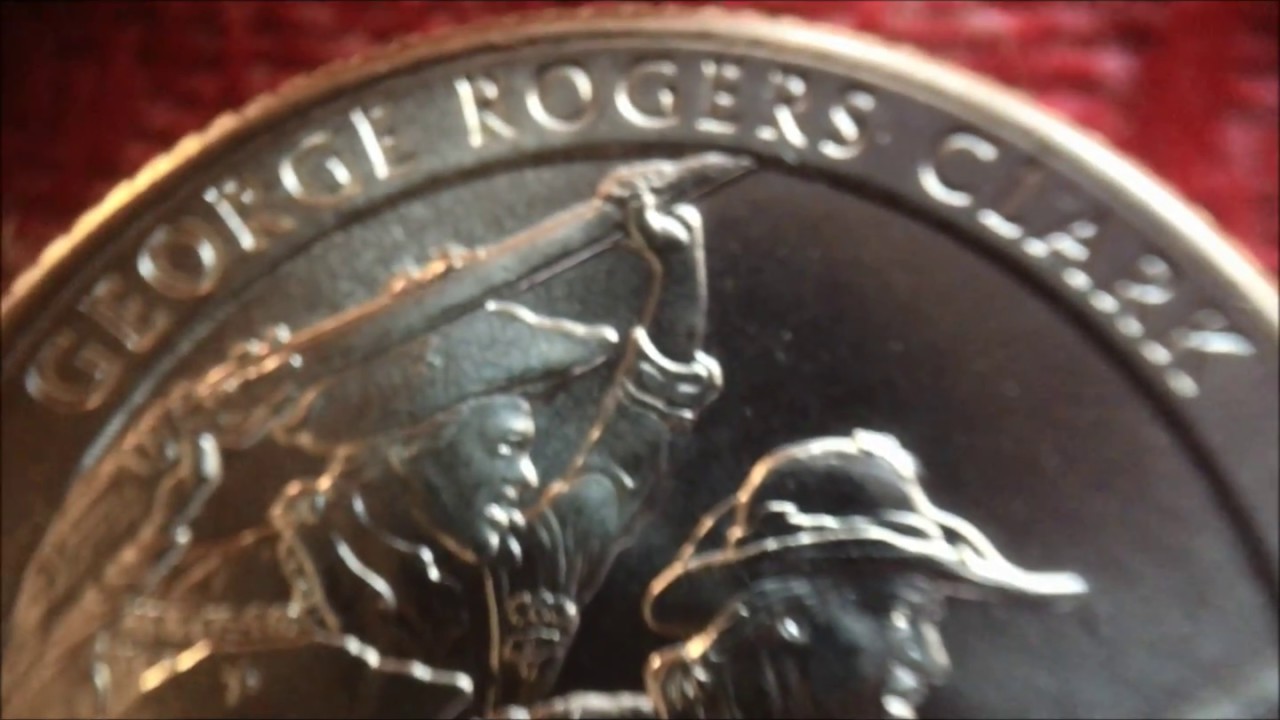 НОВЫЕ РАЗНОВИДНОСТИ ЧЕТВЕРТЫХ МОНЕТОВ GEORGE ROGERS CLARK 2017P!! ПРОВЕРЬТЕ СДАЧУ!!