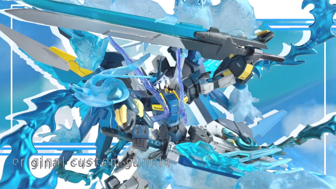 【ガンプラ 改造】エフェクト盛ったり光らせてGBN用オリガンの後継機を作った動画