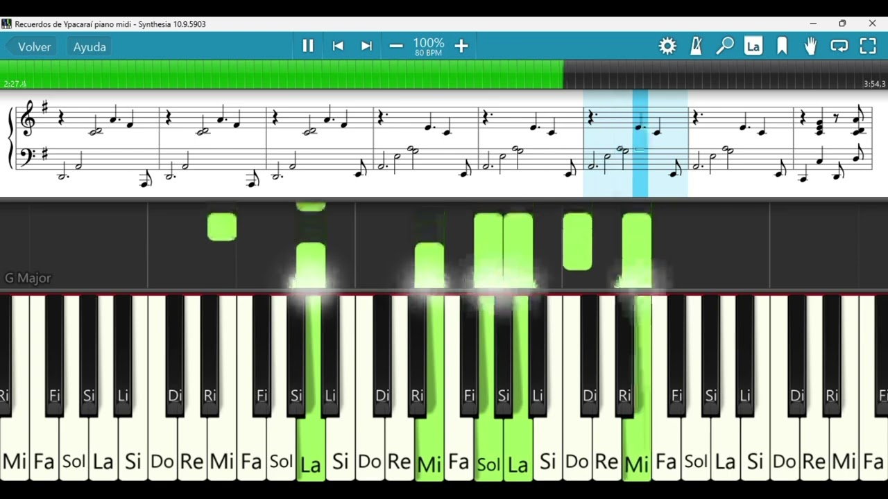 recuerdos de ypacarai video piano