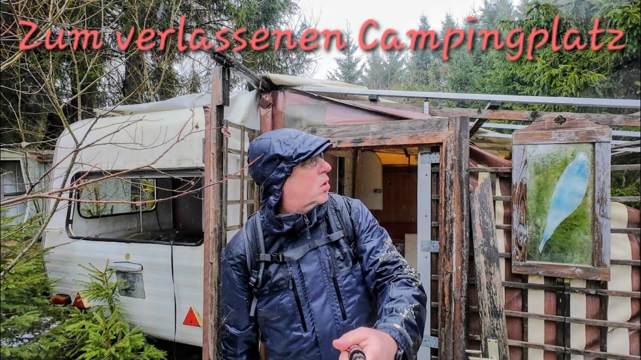 Zum verlassenen Campingplatz - Regenchaos im deutsch belgischen Grenzgebiet #lostplaceswanderung