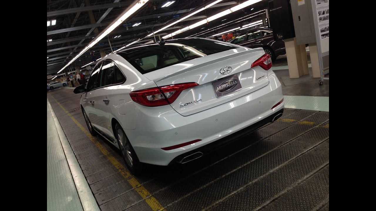 2015 Hyundai Sonata -- First Drive with Alabama Factory Tour & In Depth Apple Car Play Demo