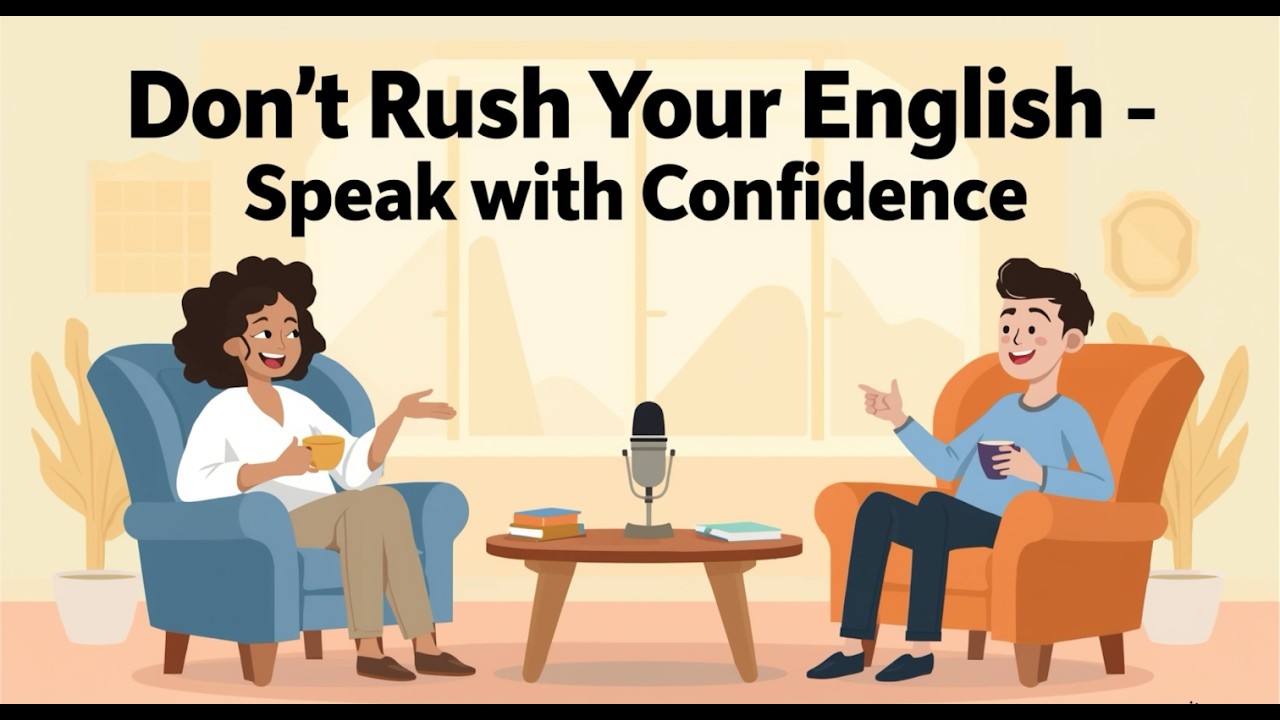 Don’t Rush Your English | Speak with Confidence