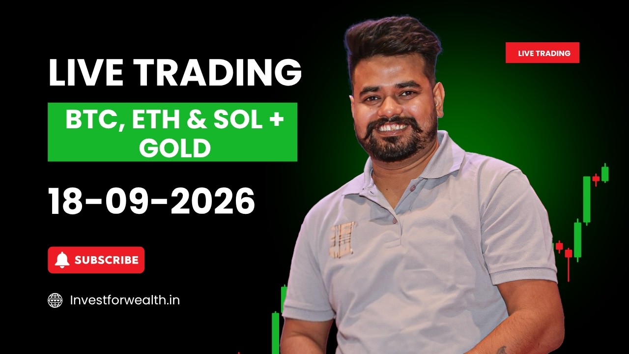 Live Crypto and Gold Trading | Live Trading BTC ETH | XAU-USD Live Trading