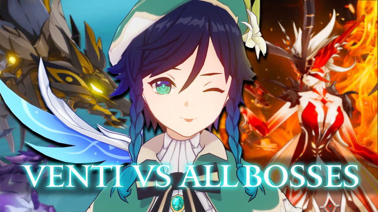I SOLOED EVERY SINGLE BOSS WITH VENTI JUST TO FEEL SOMETHING INSIDE (Genshin Impact)