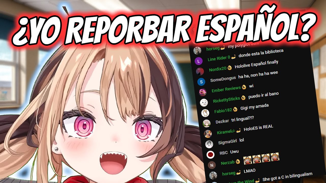 Gigi es una maestra del español 😅