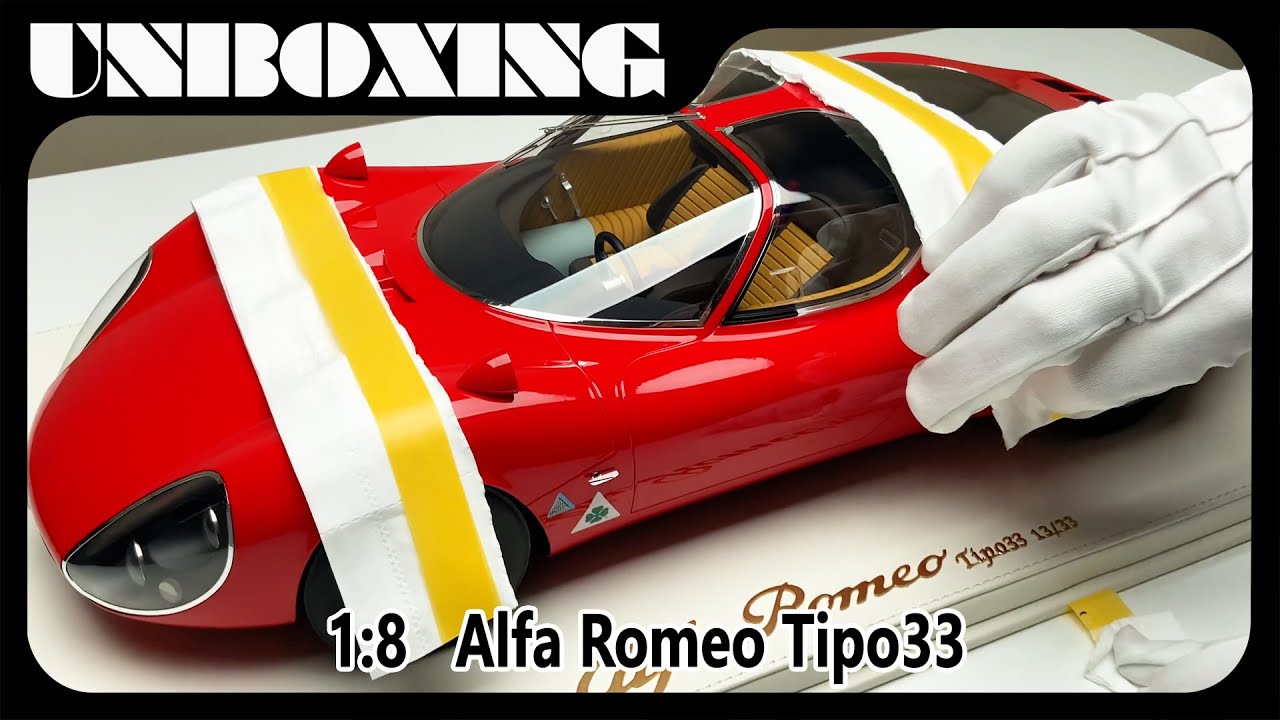 Alfa Romeo Tipo33  / 1:8  / AMR UNBOXING