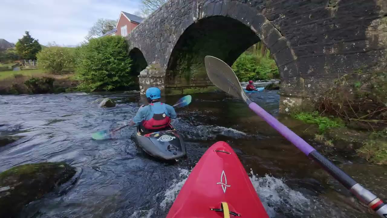 Manchester Canoe Club kayaking the Upper Dart and Loop Feb 2026 - 0.8 and 1.0 on the gauge