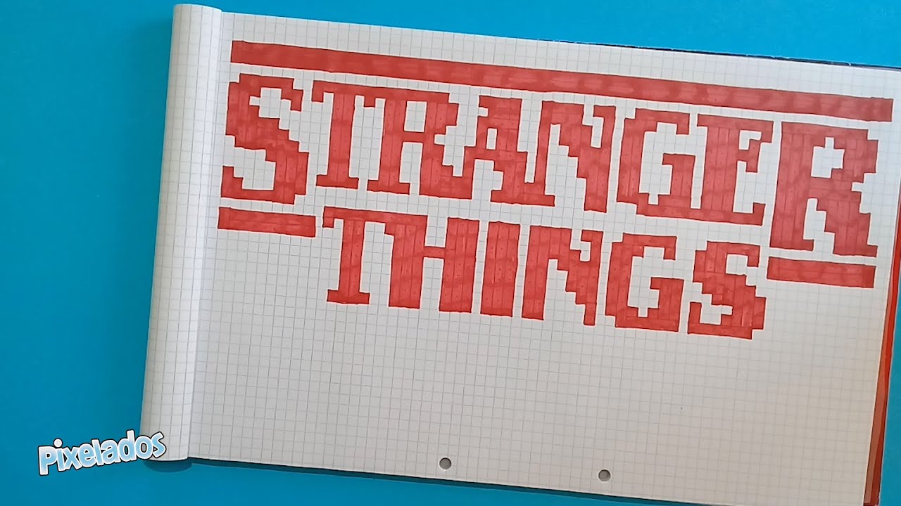 COMO DIBUJAR STRANGER THINGS PIXEL ART - PIXELADOS