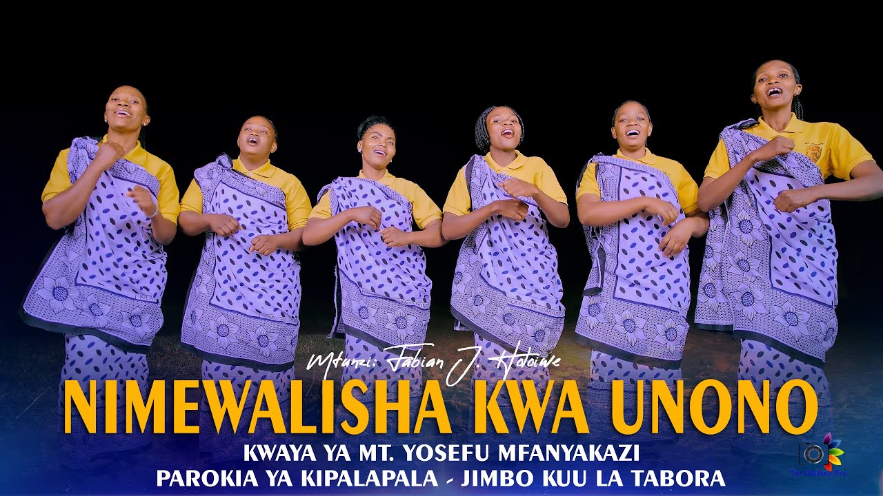 NIMEWALISHA  KWA UNONO- Fabian J. Holoiwe KWAYA YA MT YOSEFU MFANYAKAZI PAROKIA YA KIPALAPALA TABORA