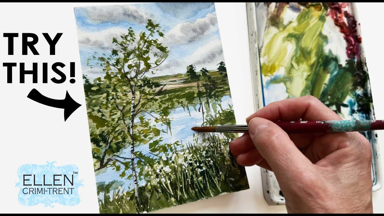 Game changer Watercolor techniques for landscapes
